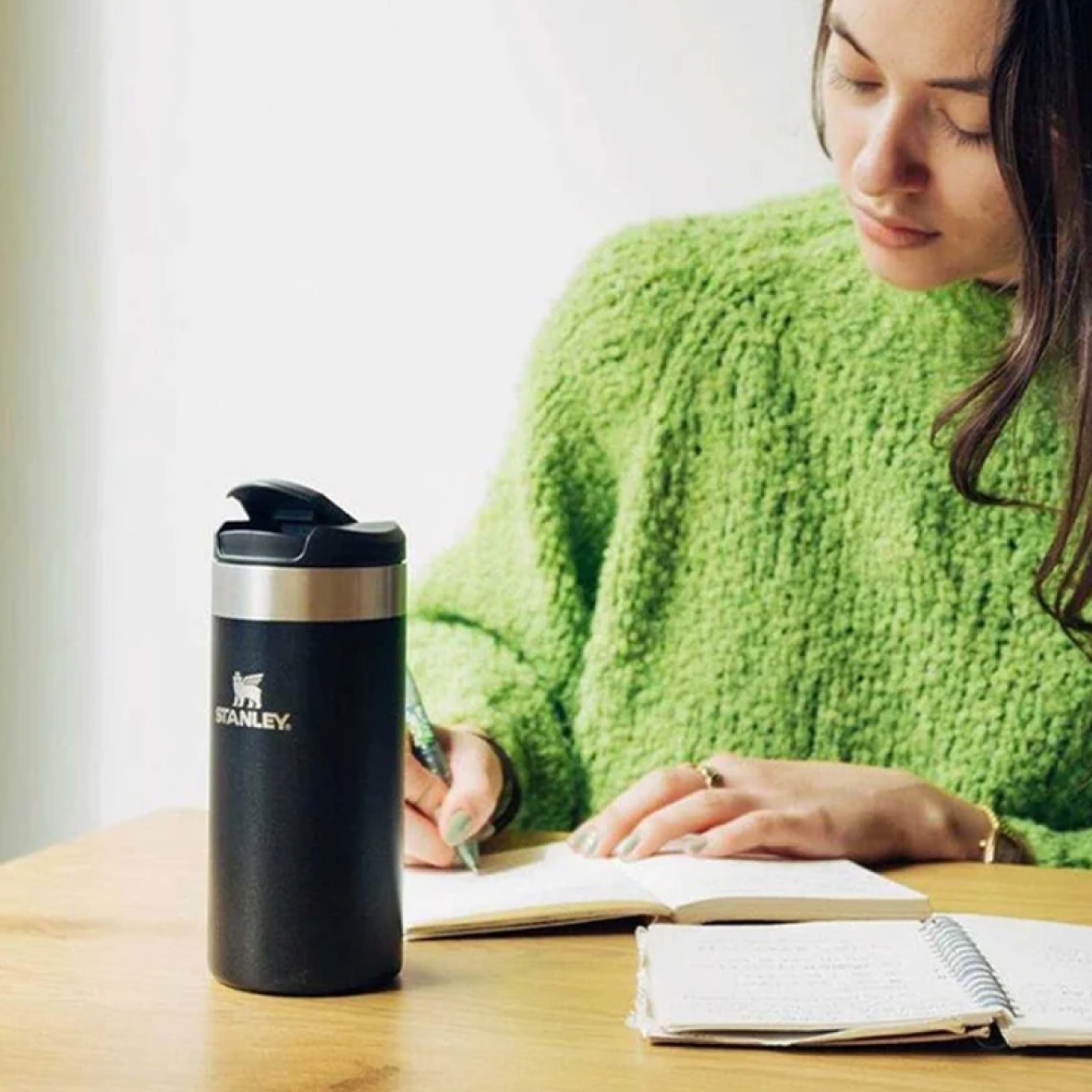 The Aerolight Transit Mug 350ml  - Black 2.0