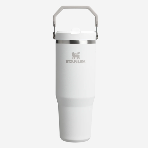 The IceFlow Flip Straw Water Bottle 890ml - Frost