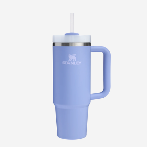 The IceFlow Flip Straw Water Bottle 890ml - Hydrangea