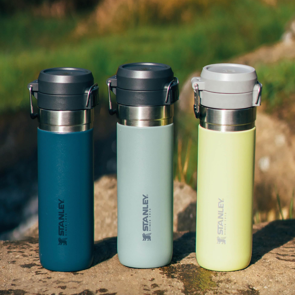 The Quick Flip Water Bottle 700ml - Shale