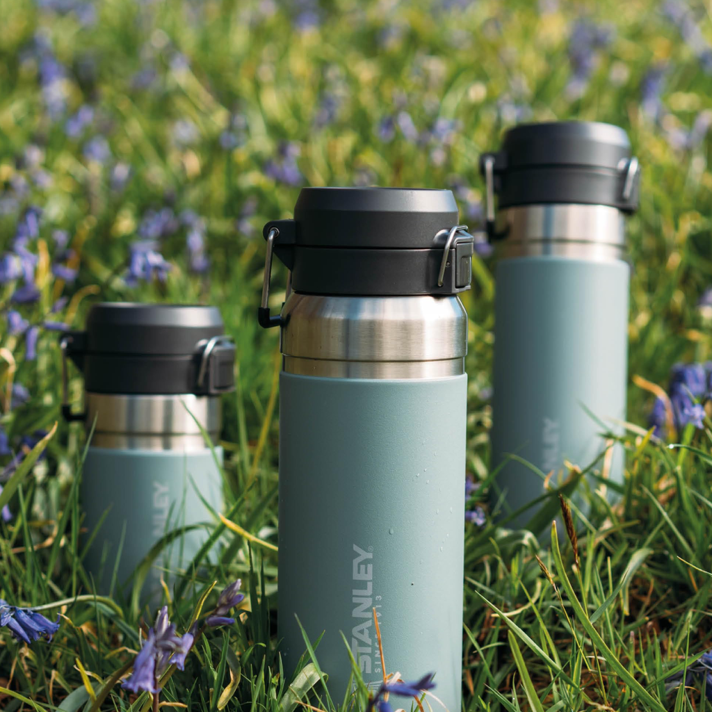 The Quick Flip Water Bottle 700ml - Shale