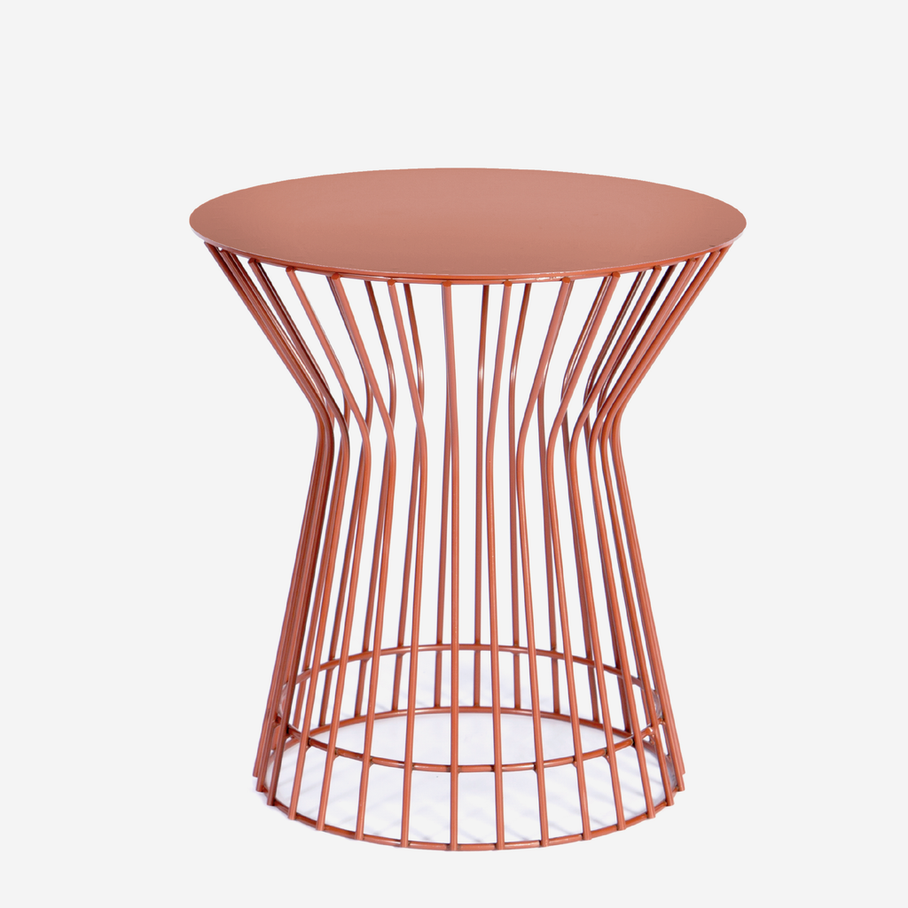 Tapered Side Table - Oxide Red