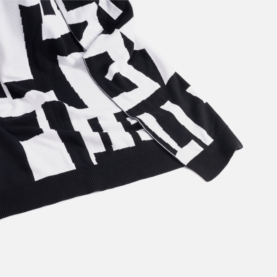 Tell It Like It Is Throw -  Black White