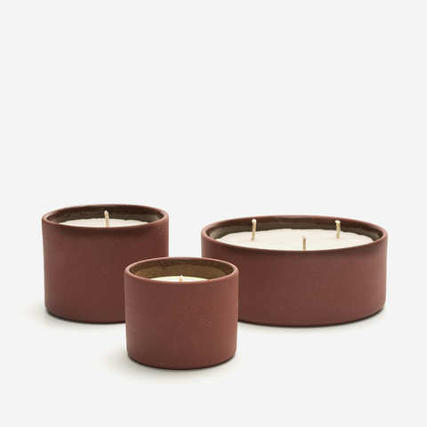 Terracotta Candles Set of 3 - Swartland Summer