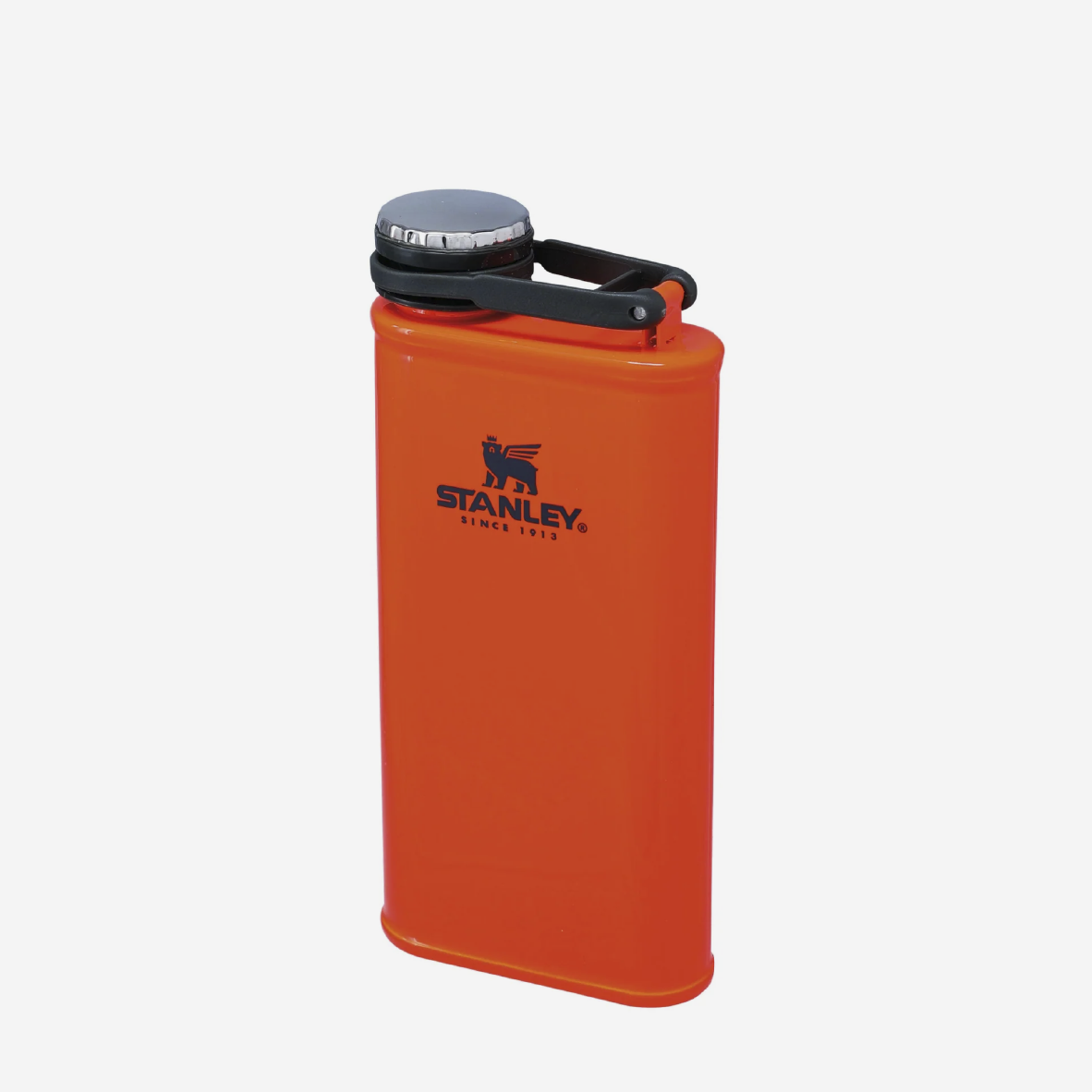 The Easy Fill Wide Mouth Flask 230ml - Blaze Orange