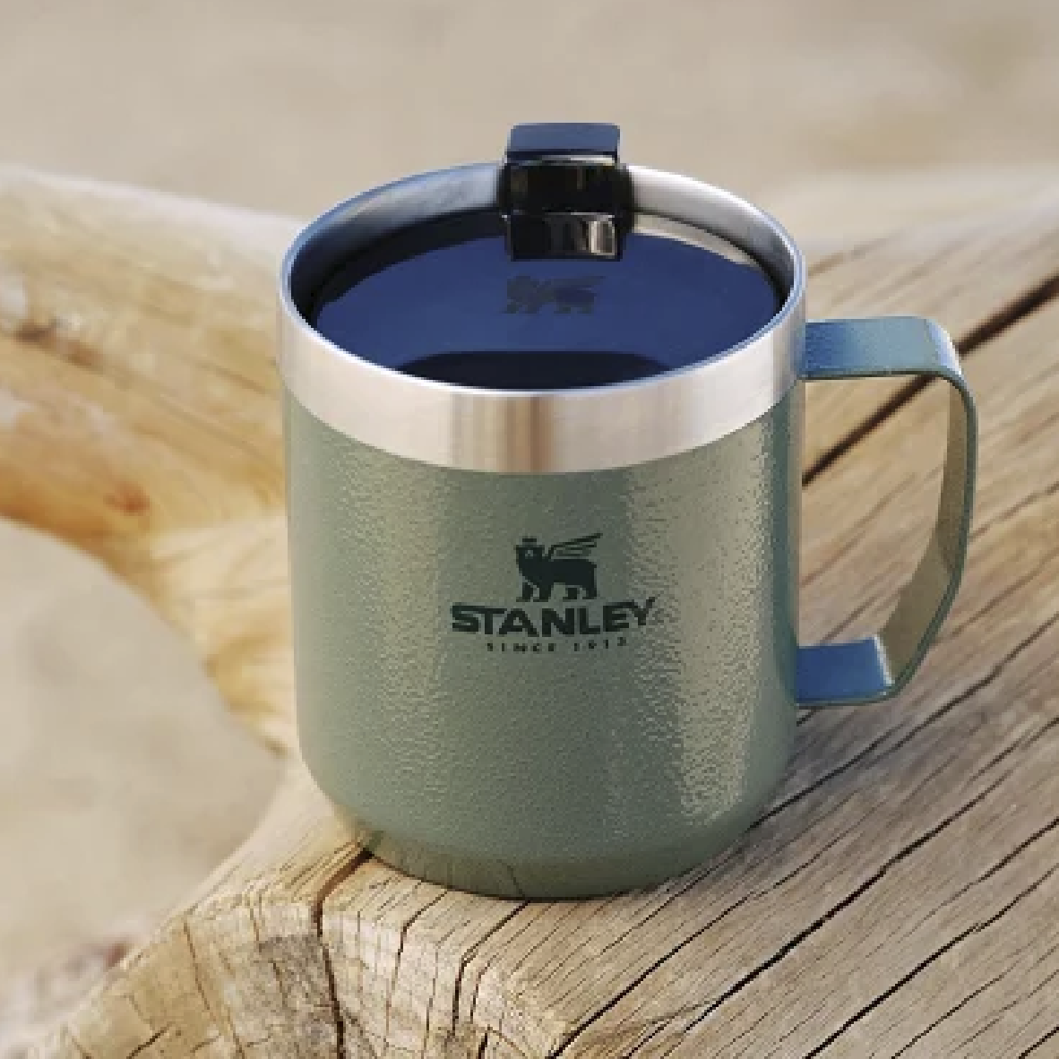 The Stay-Hot Camp Mug 350ml - Hammertone Green