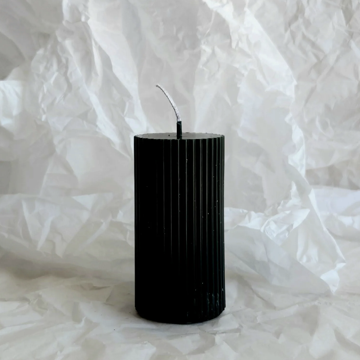 The Wave Pillar Candle