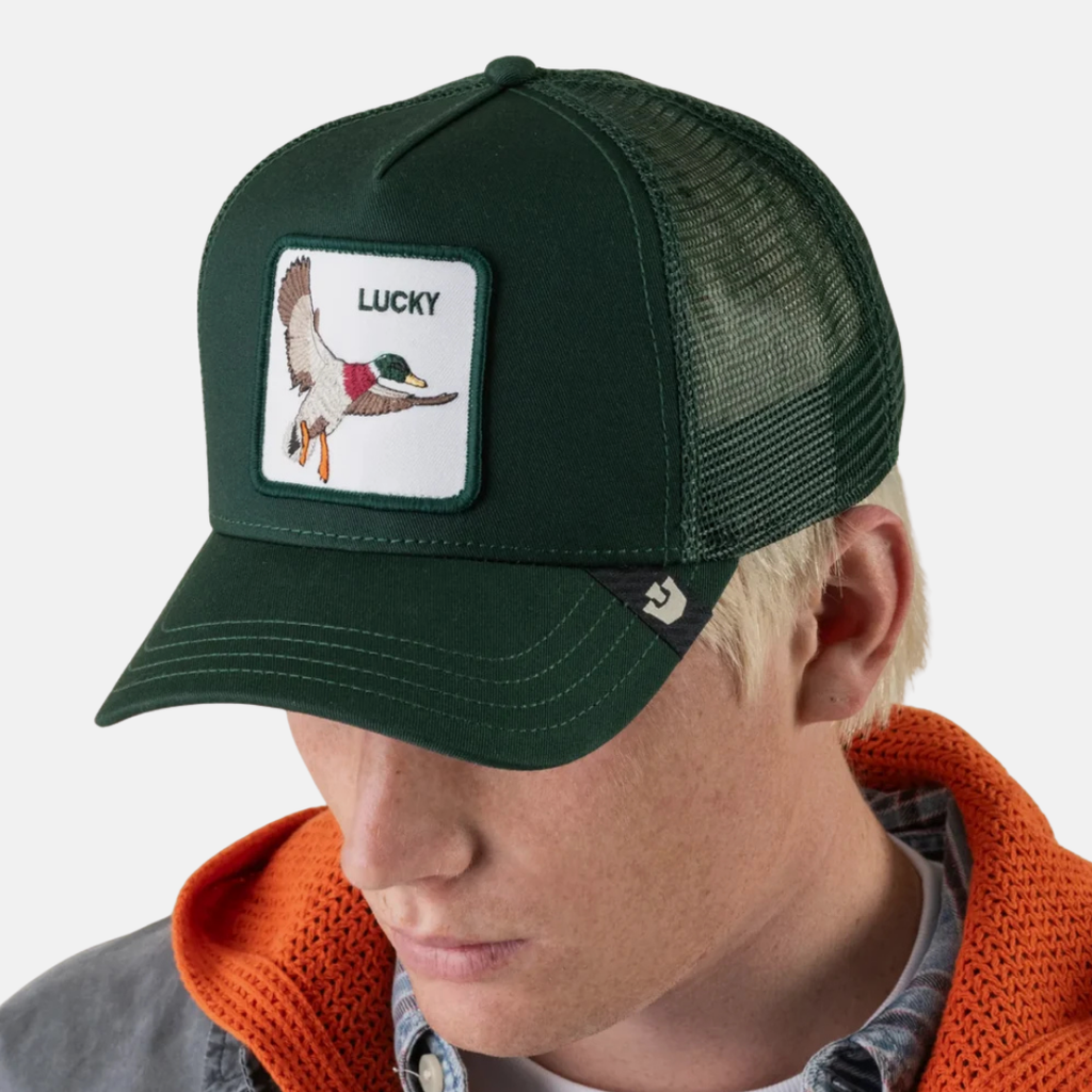 The Lucky Ducky Trucker - Green