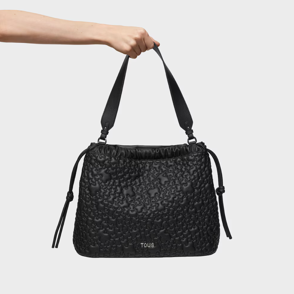 Tous Puffy Bear Shoulder Bag - Black