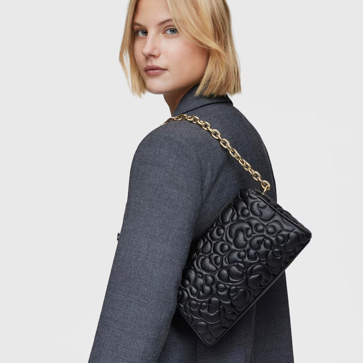 Tous Leather Greta Crossbody Bag - Black