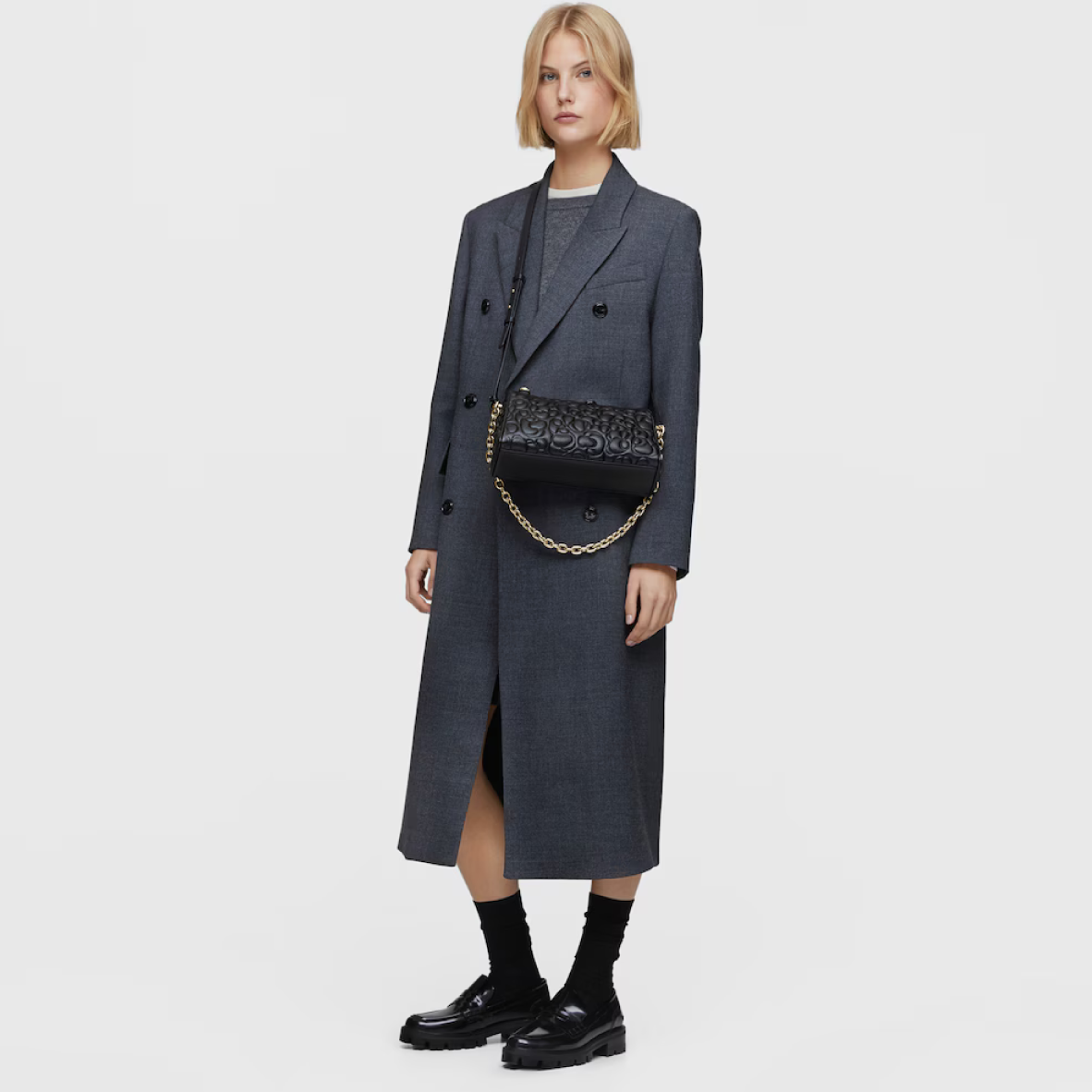 Tous Leather Greta Crossbody Bag - Black