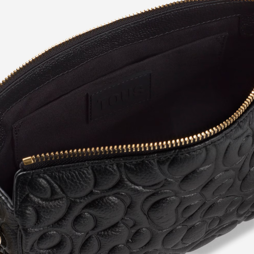 Tous Leather Greta Crossbody Bag - Black