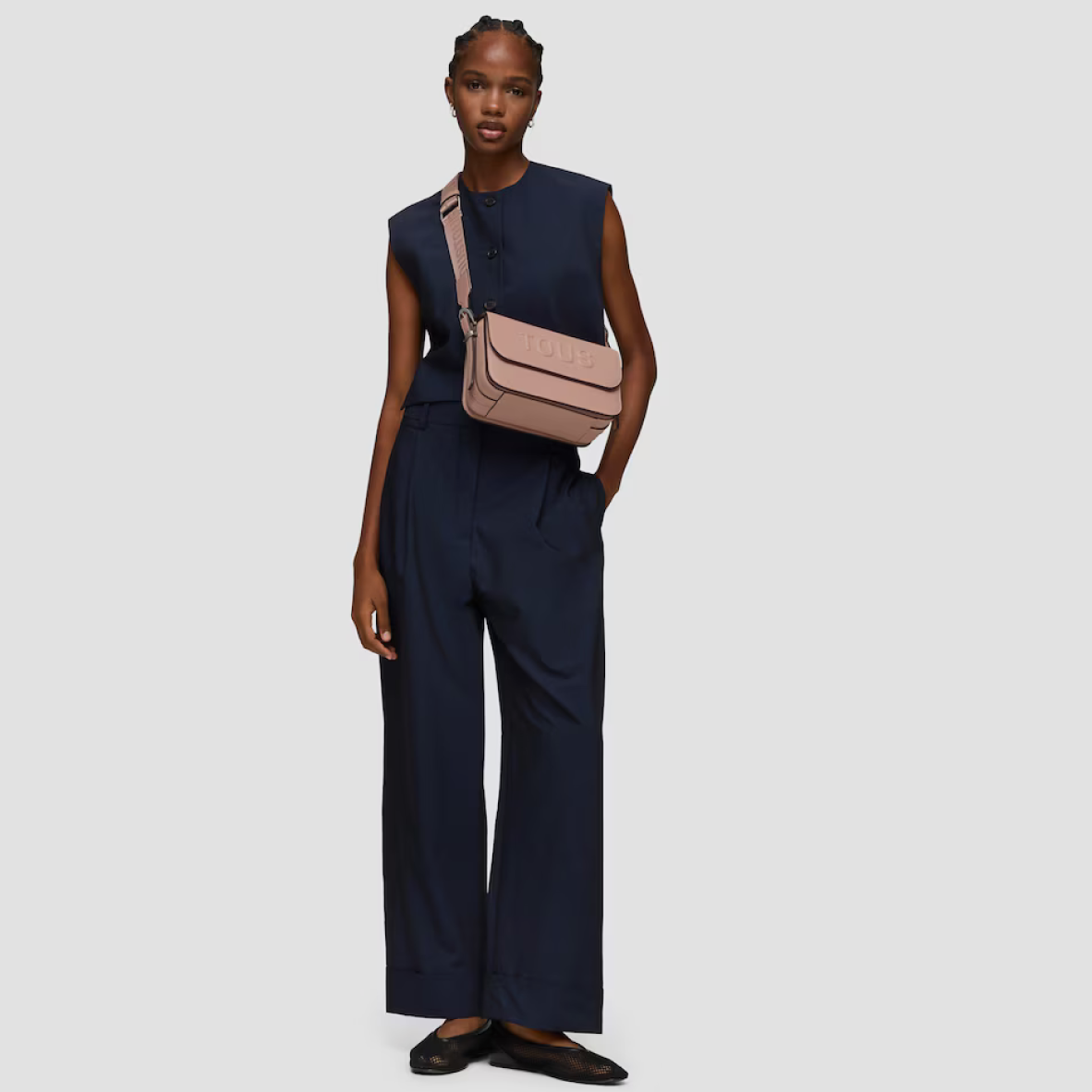 Tous Brenda Crossbody Bag - Taupe