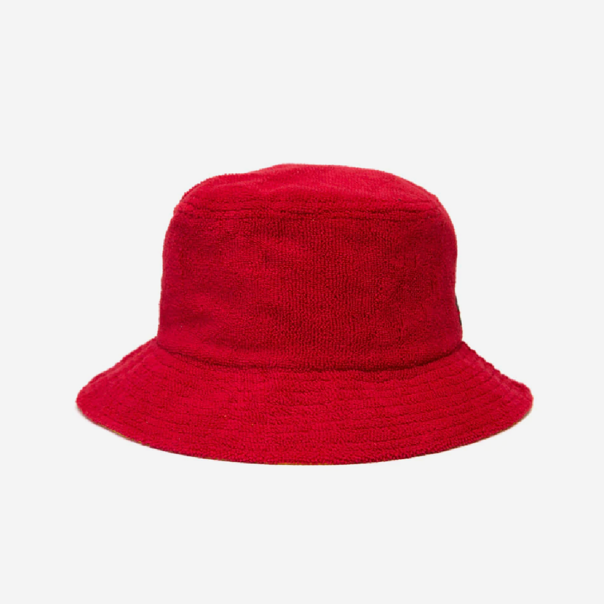 Towelling Bucket Hat - Red & Yellow