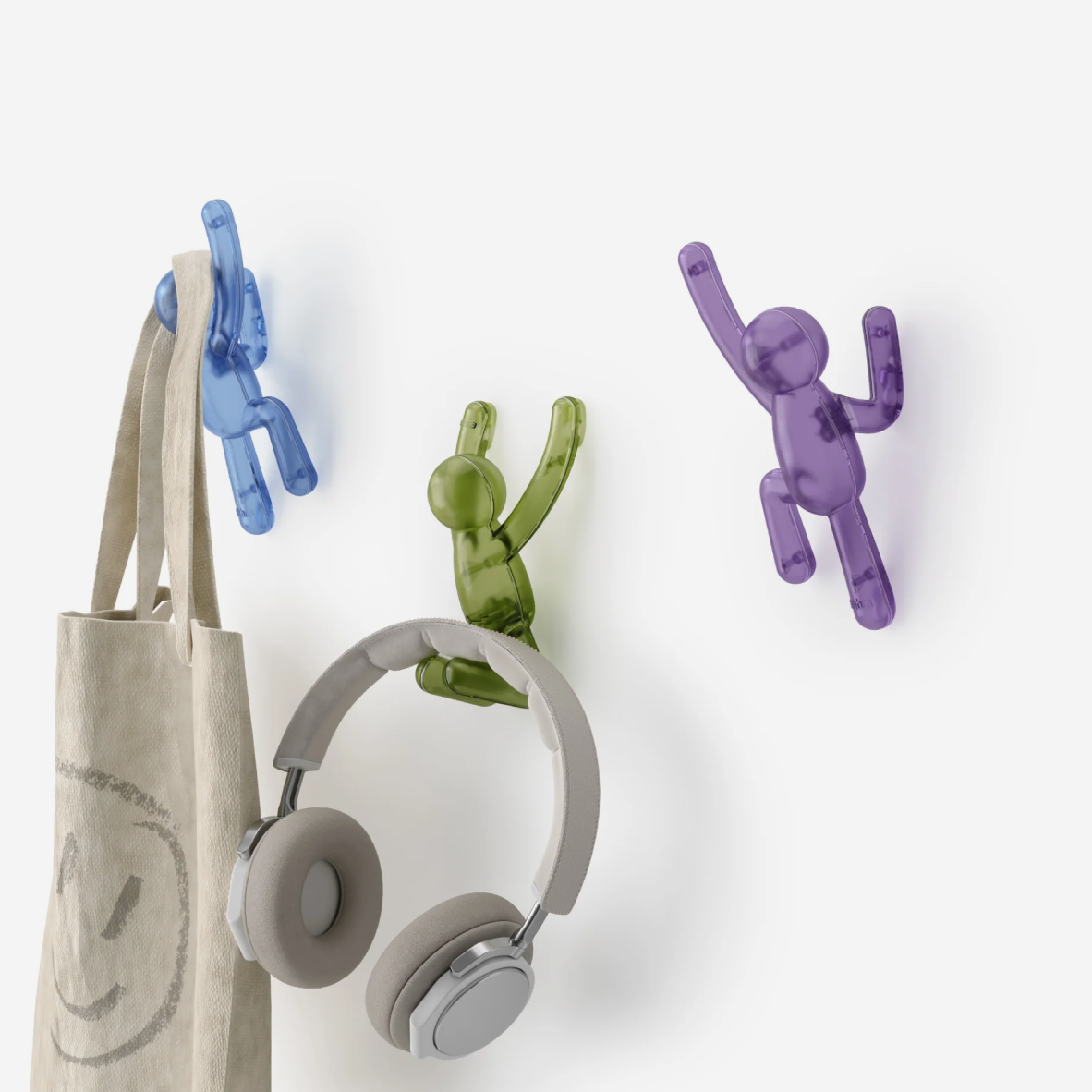 Buddy Pin-Point Wall Hooks - Multi