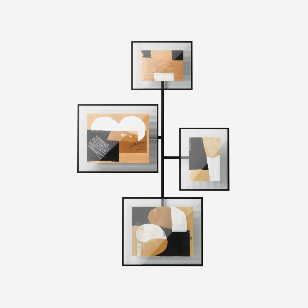Flute Gallery Frames Set Of 4 - Black