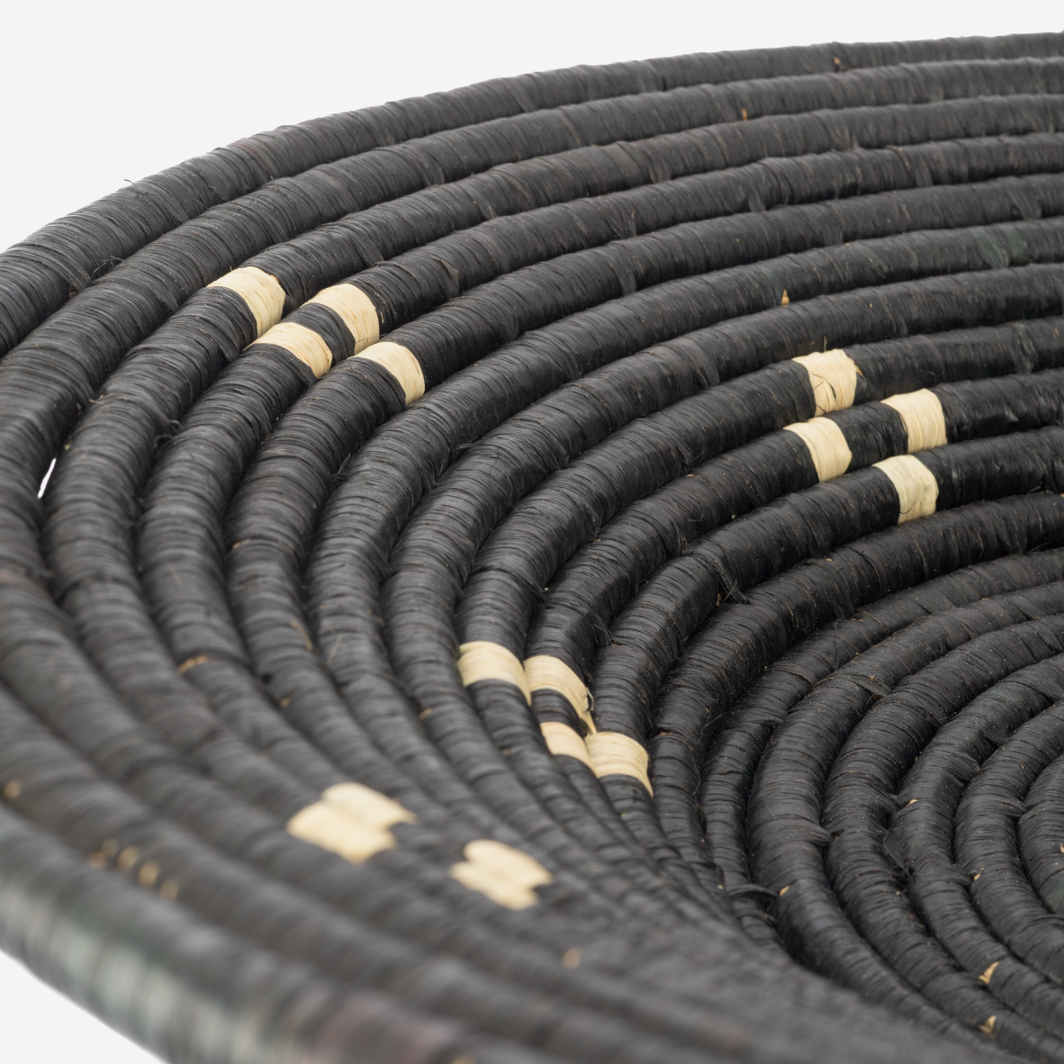 Uganda Wall Basket - Black