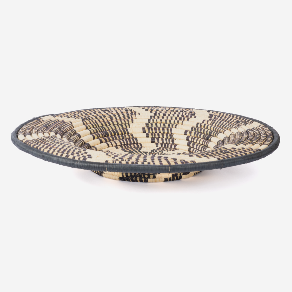 Uganda Wall Basket - Zig Zag