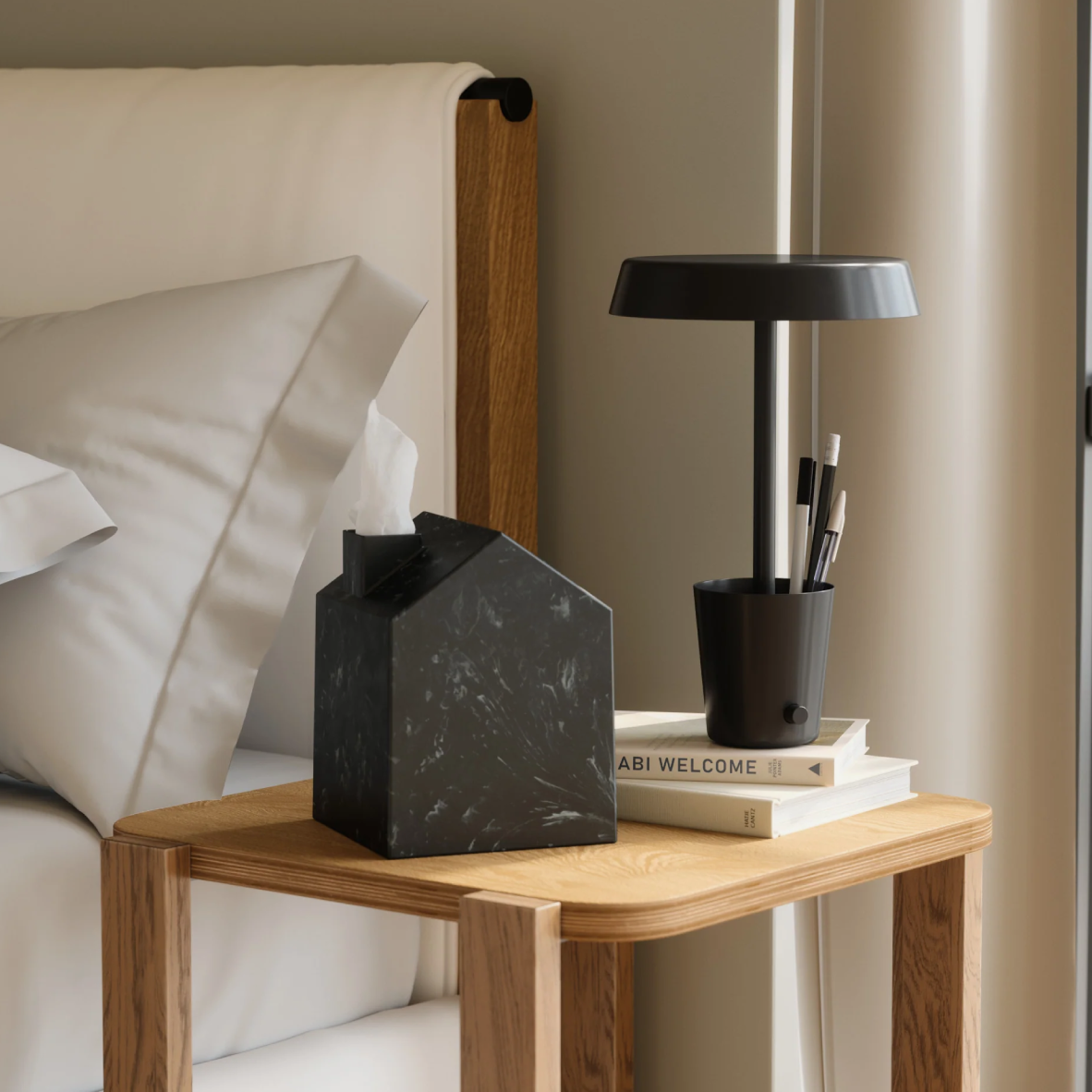 Casa Tissue Cover - Ocean Black