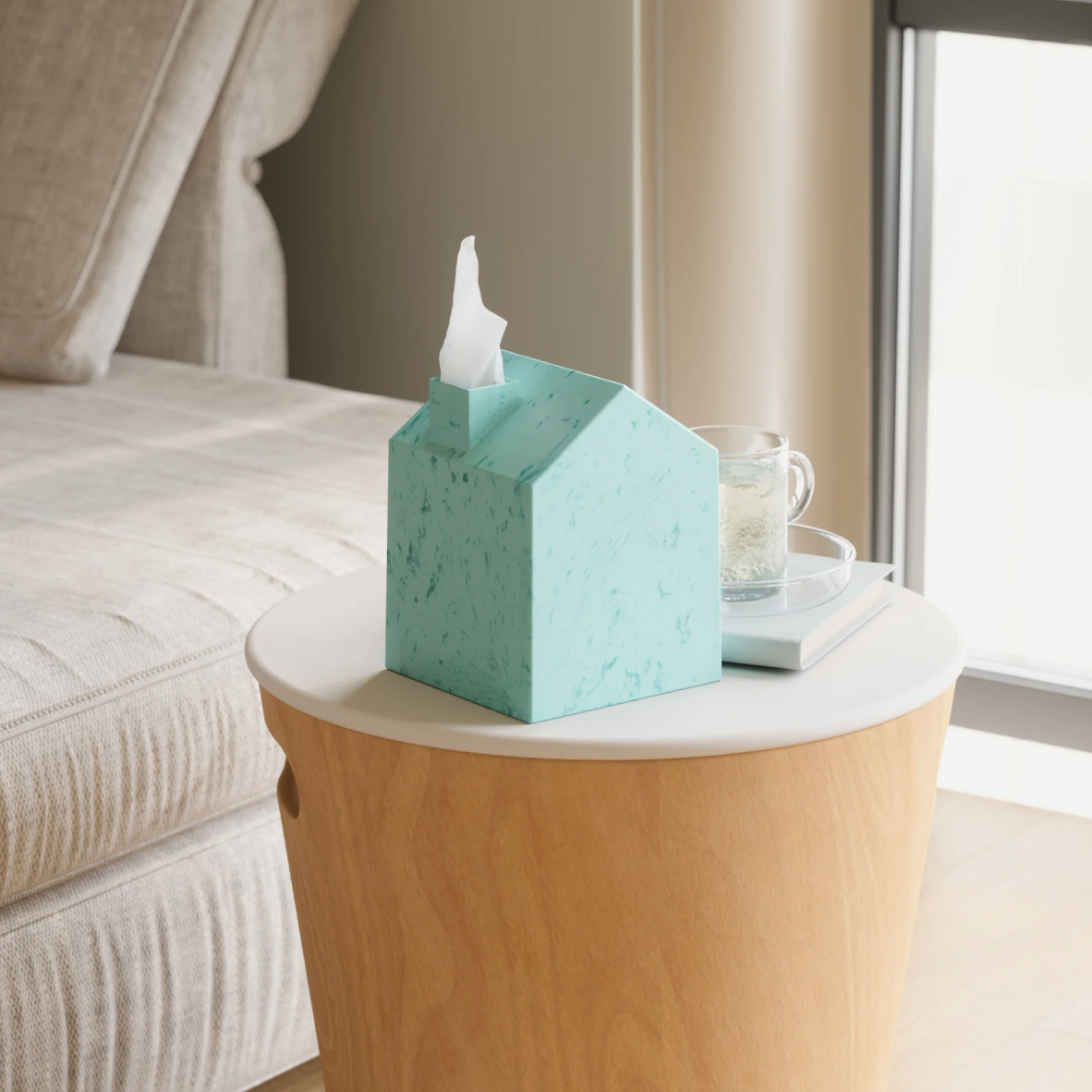 Casa Tissue Cover - Ocean Blue