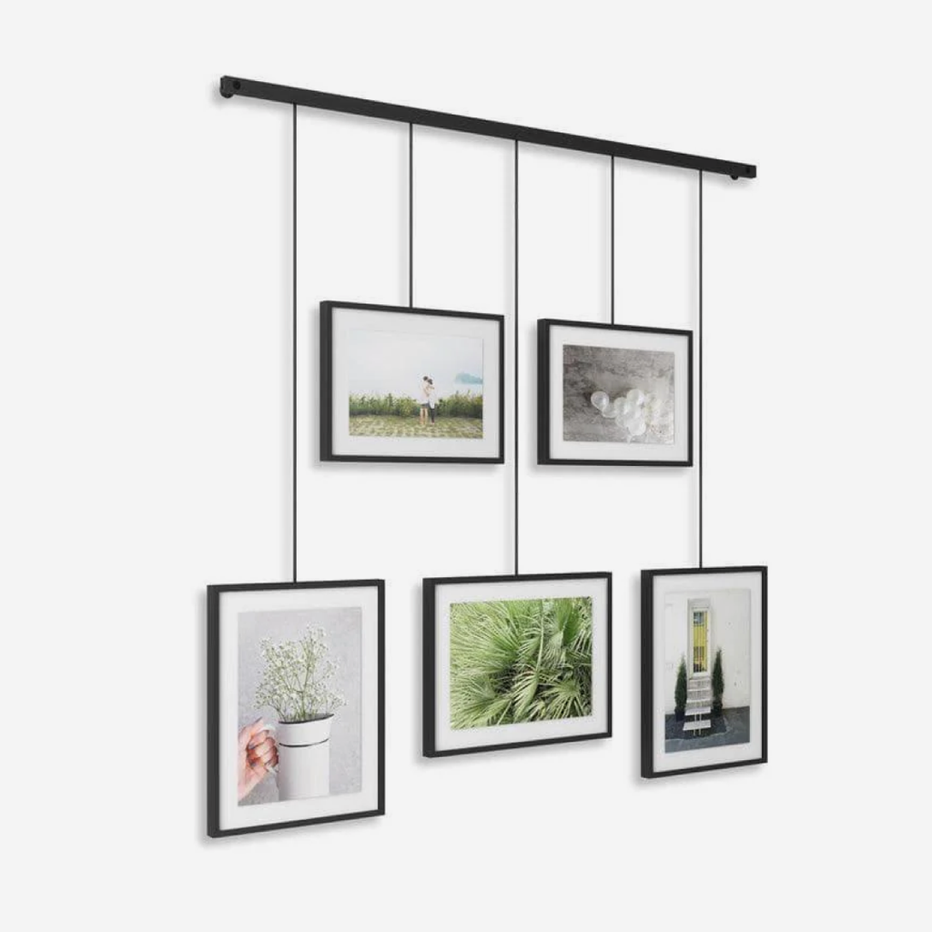 Exhibit Photo Display Set Of 5 - Black