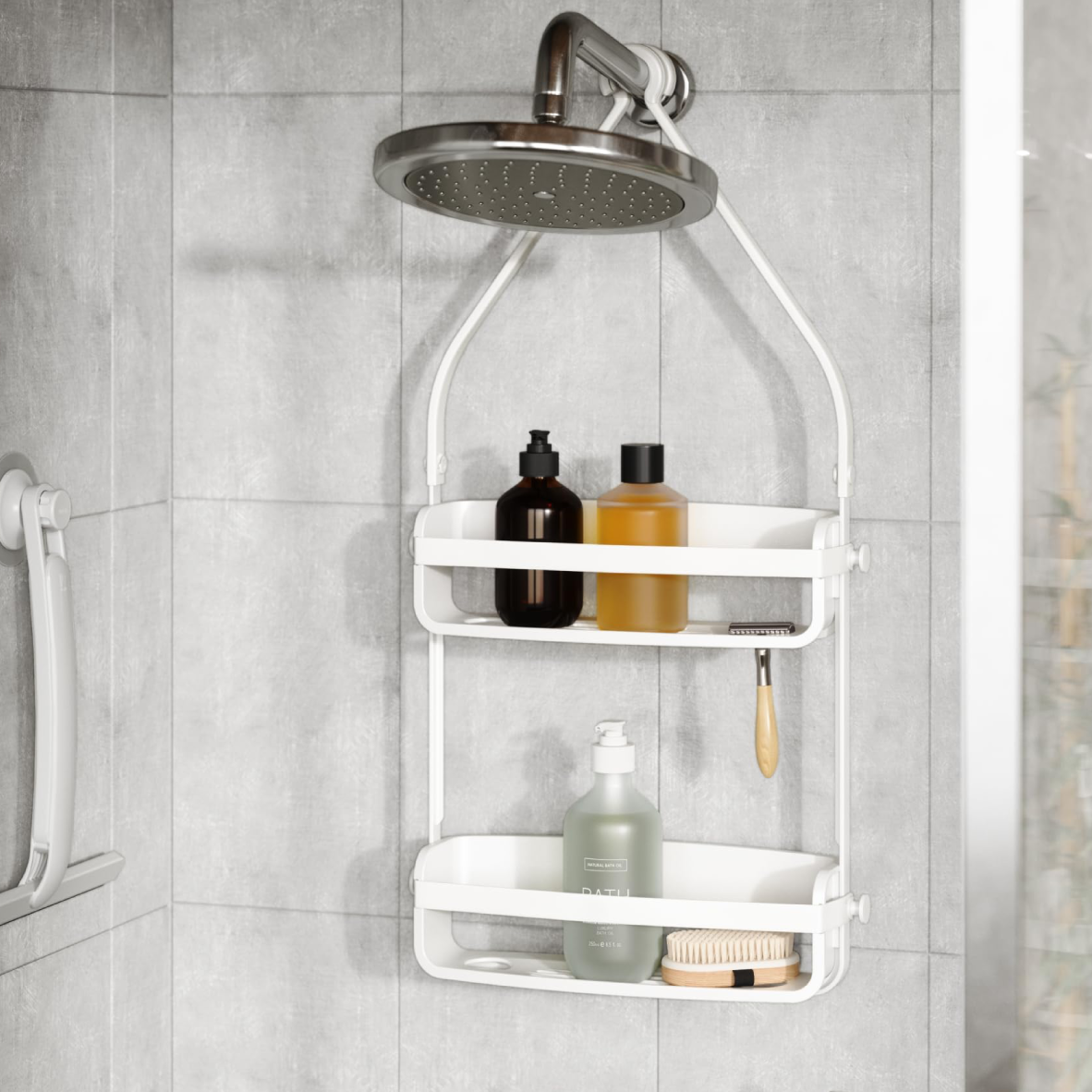 Flex Shower Caddy - White