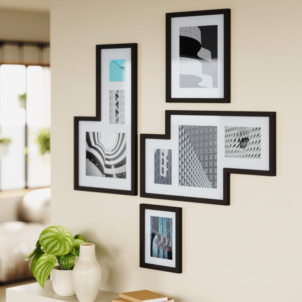 Mingle Gallery Frames Set Of 4 - Black