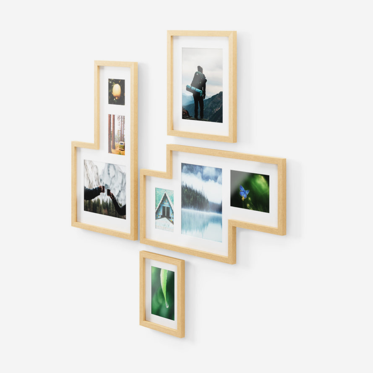 Mingle Gallery Frames Set Of 4 - Natural