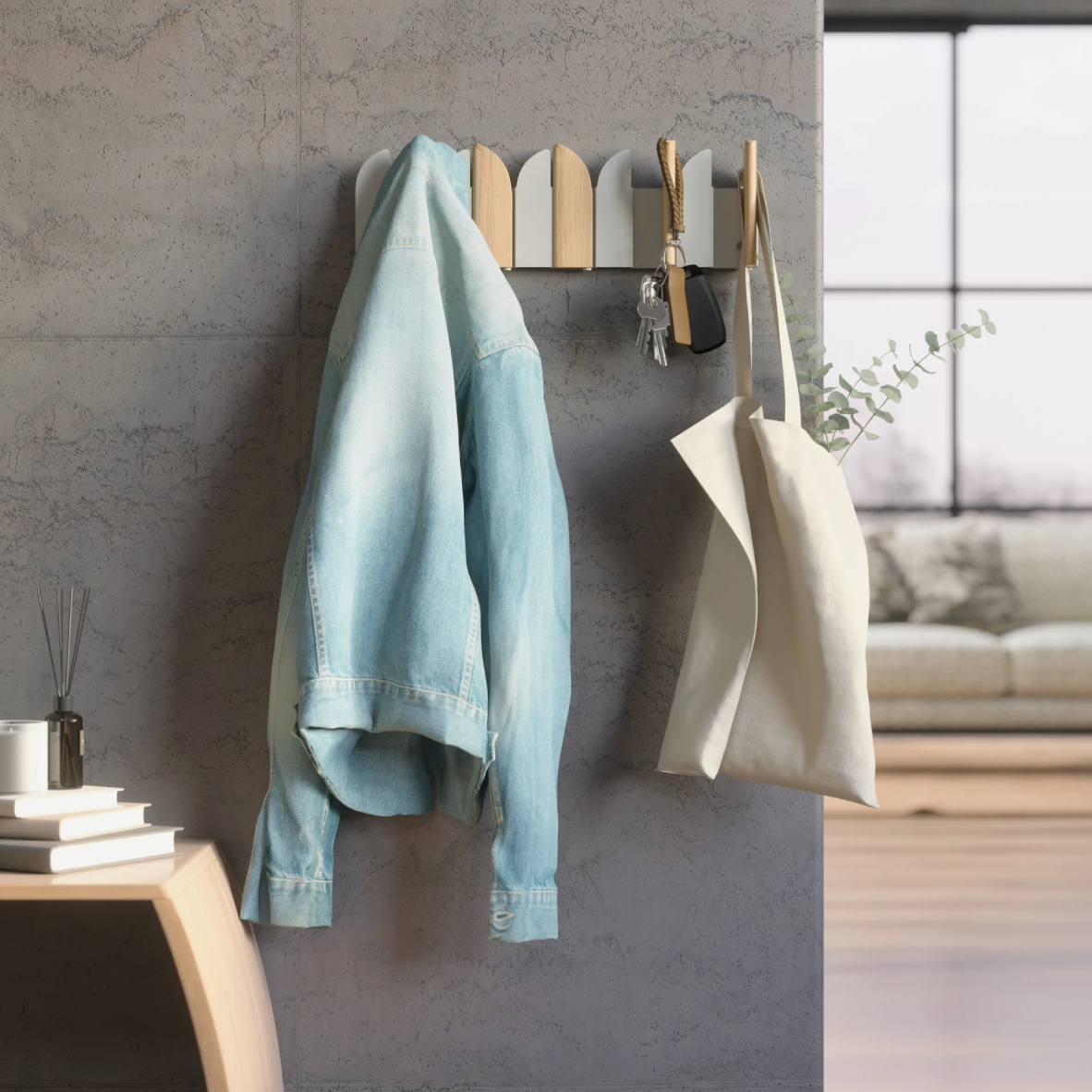 Saloon Hook - Natural & Sand