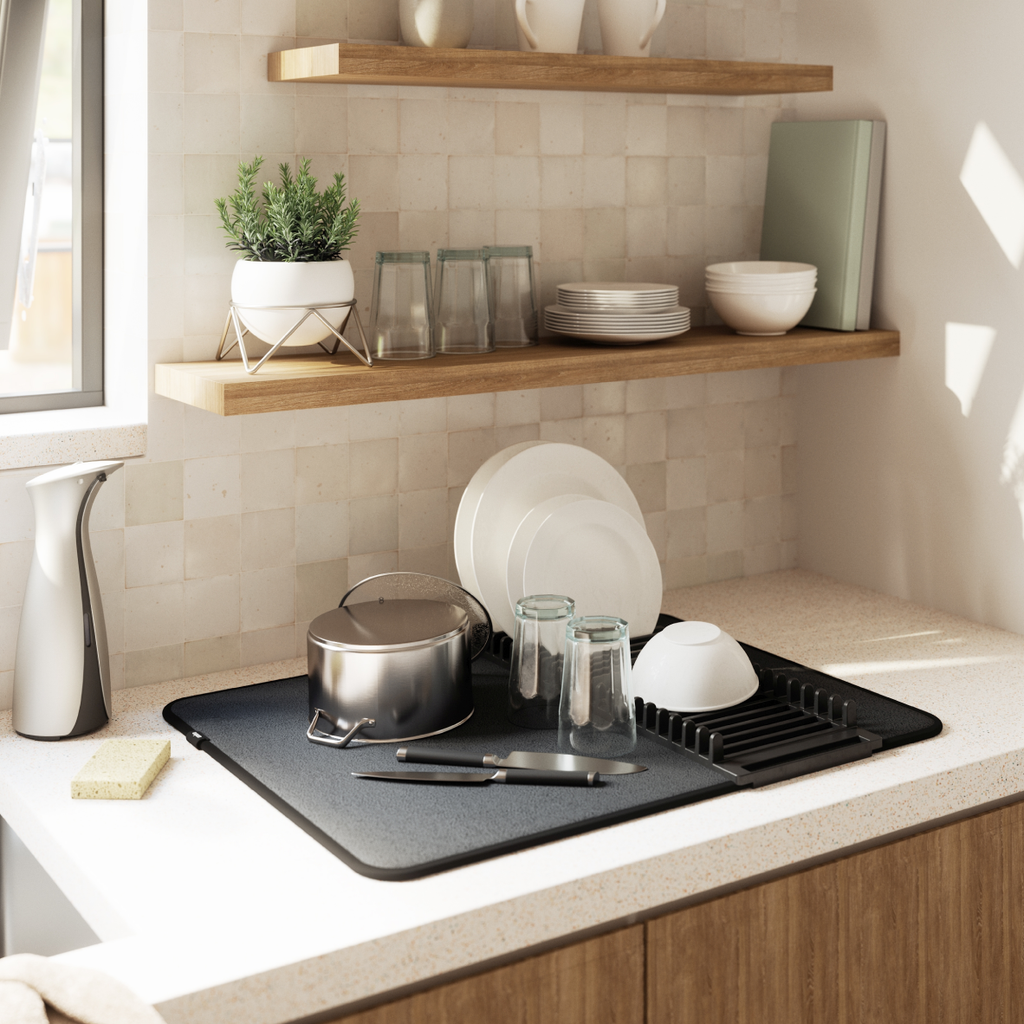 Udry Drying Rack Mat - Black