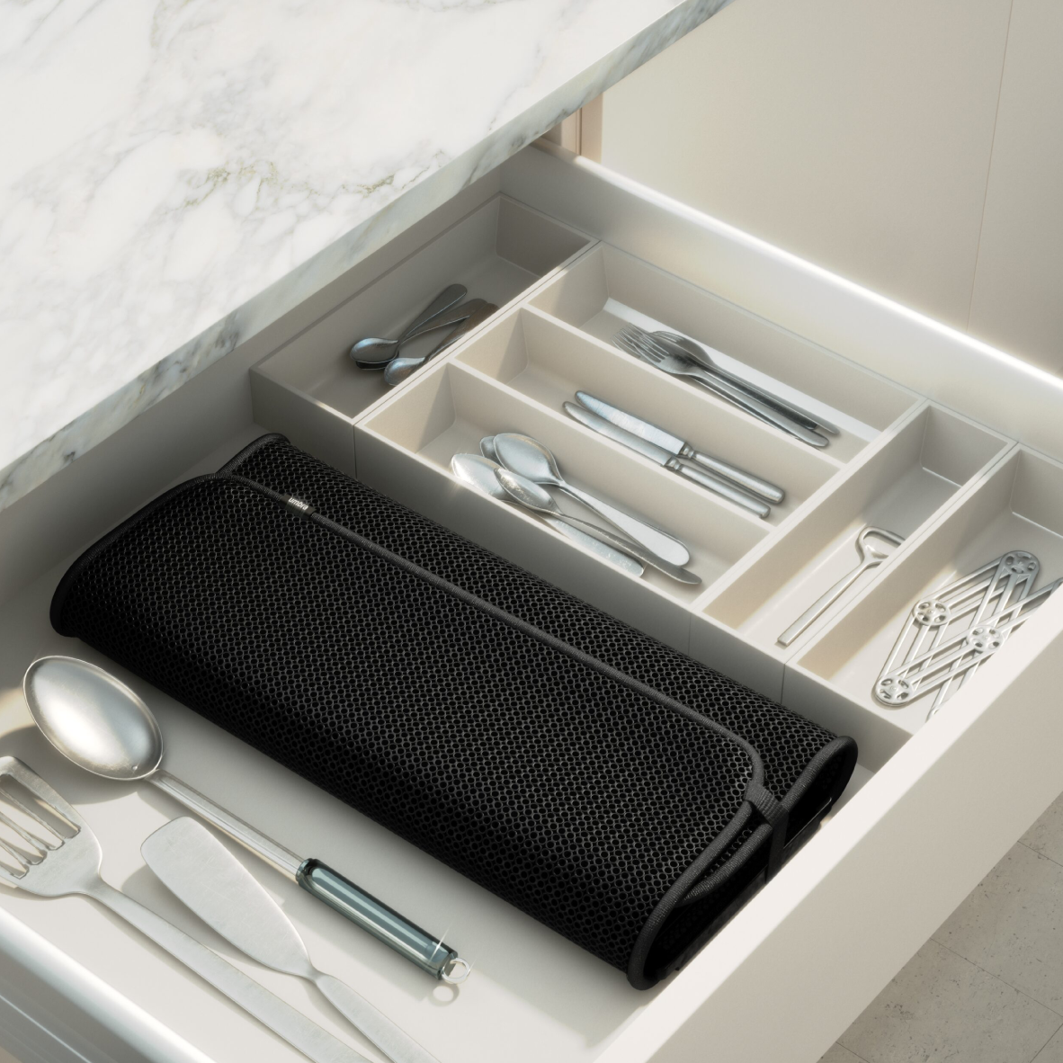 Udry Drying Rack Mat - Black