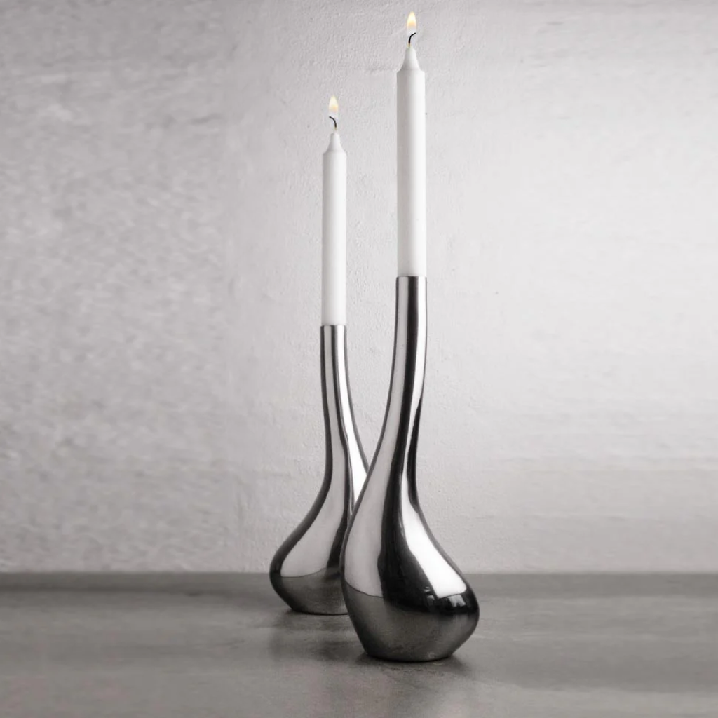 Mr And Mrs Swan Candlestick Set