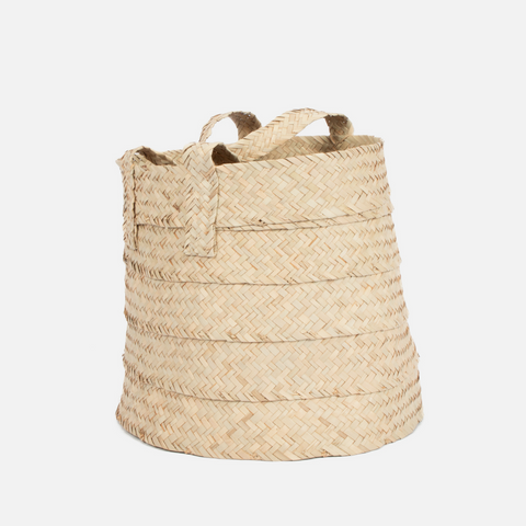 Alpha Weaved Basket w/ Handles