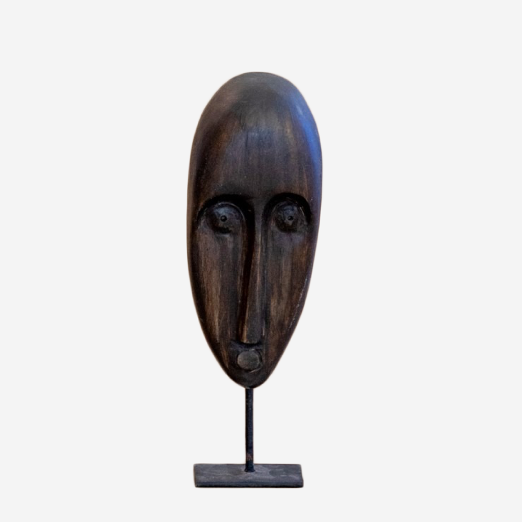 African Mask Stand - Long