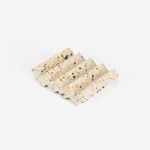 Zig Zag Soap Dish - Nude Terrazzo