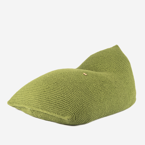 Zimbo Knitted Beanbag - Forest Green