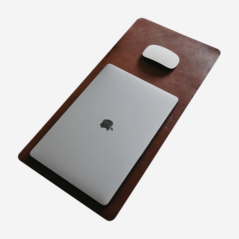 Leather Desk Mat - Tan