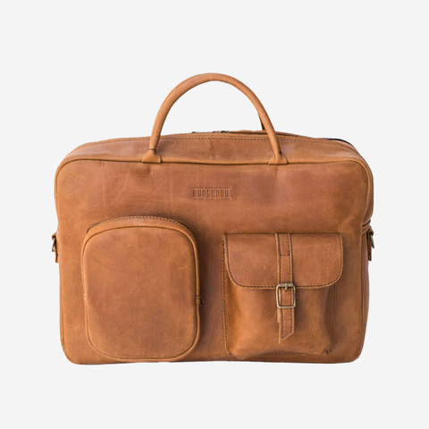 The Business Briefcase - Tan