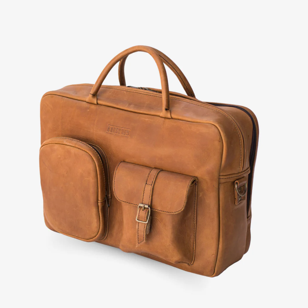 The Business Briefcase - Tan