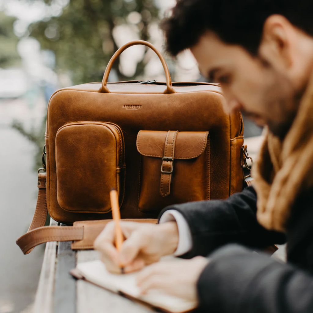 The Business Briefcase - Tan