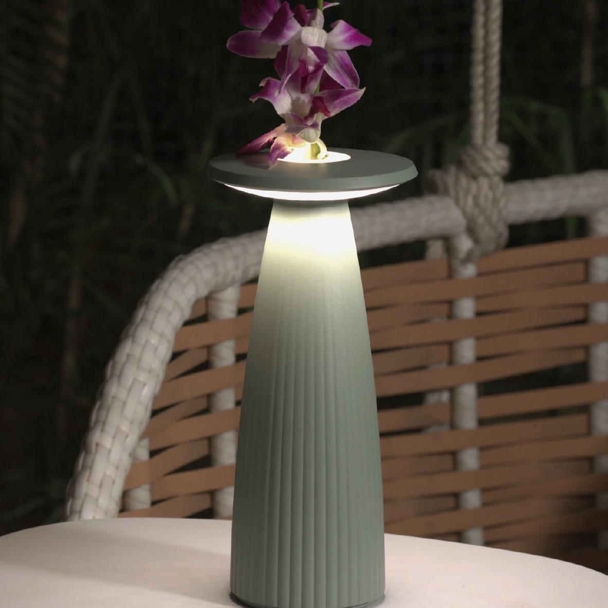 Flora Rechargeable Table Lamp - Sage