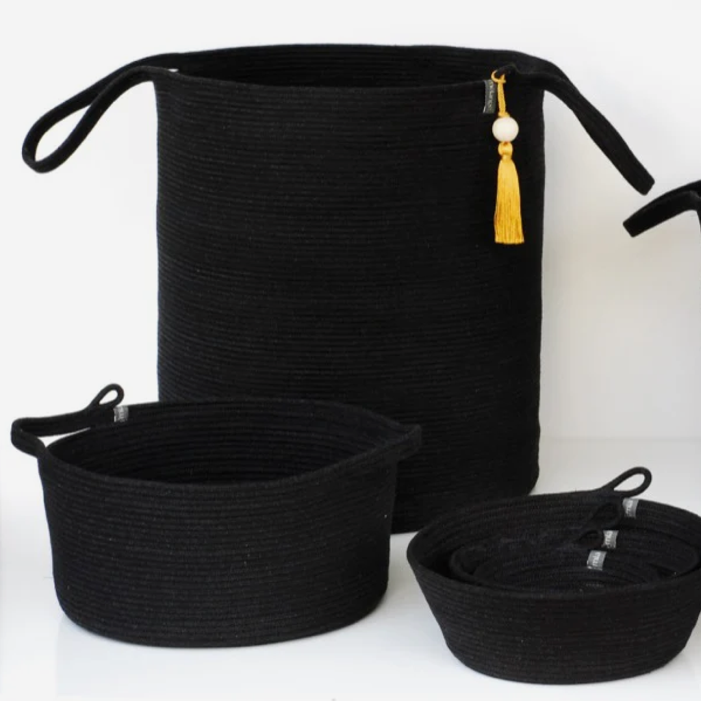 Large Floor Basket - Midnight