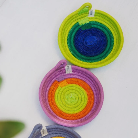 Trinket Tray - Royal Blue & Pistachio