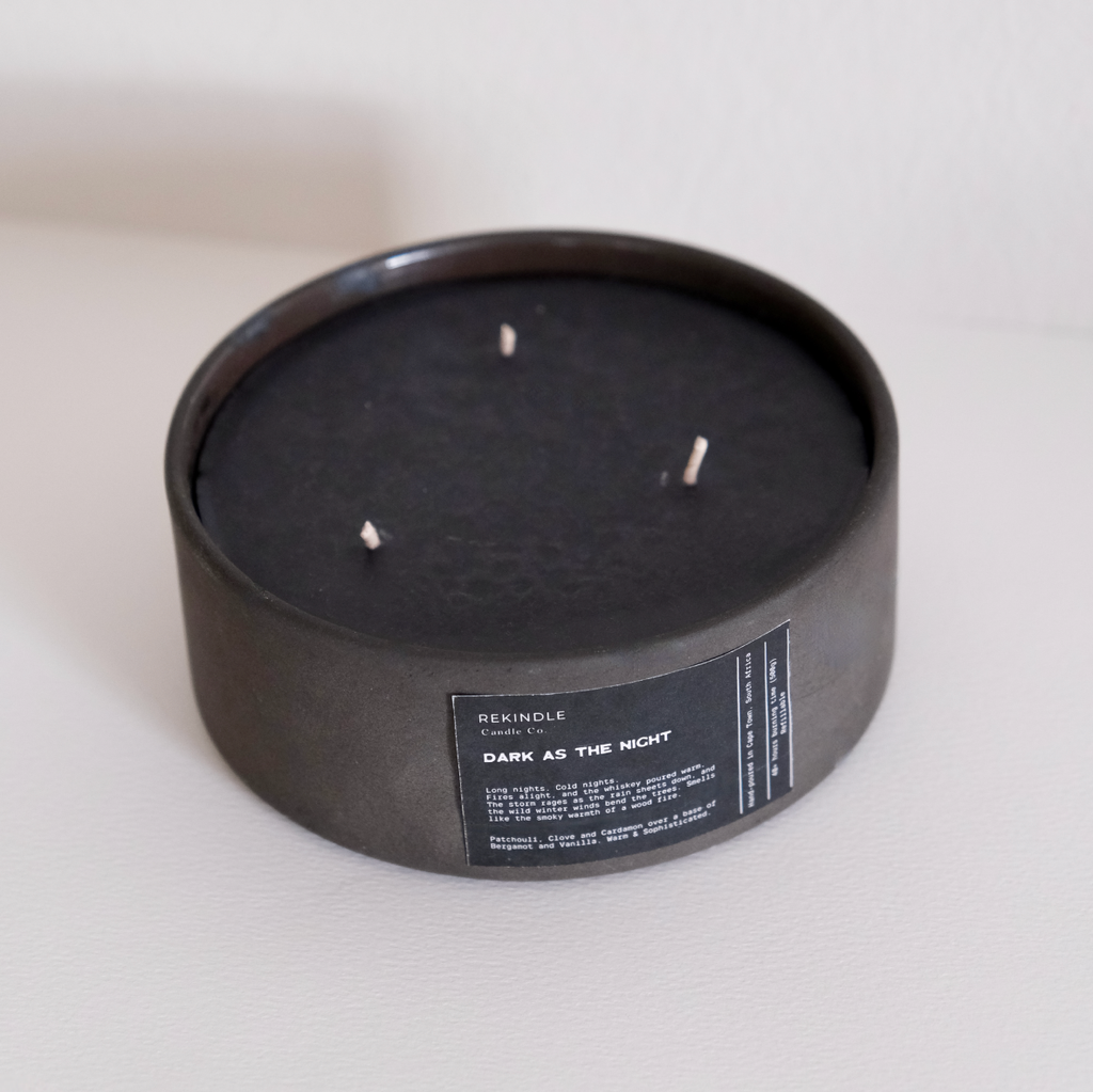 Large 3-Wick Candle - Dark As The Night