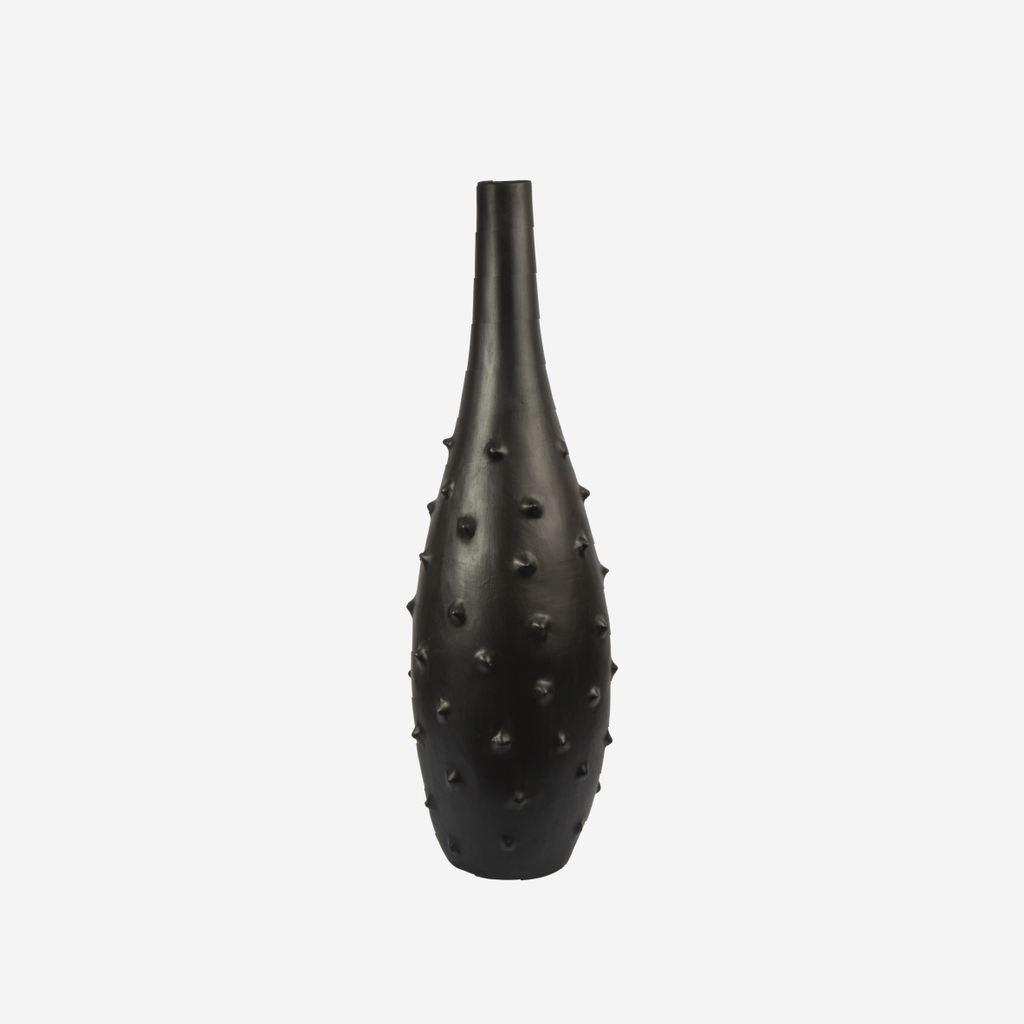 Thorn Bottle Vase - Black
