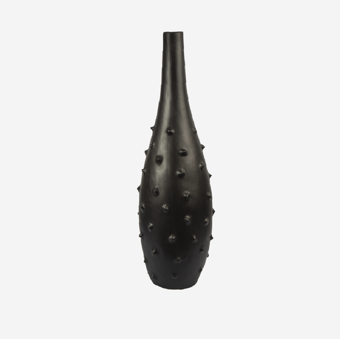 Thorn Bottle Vase - Black