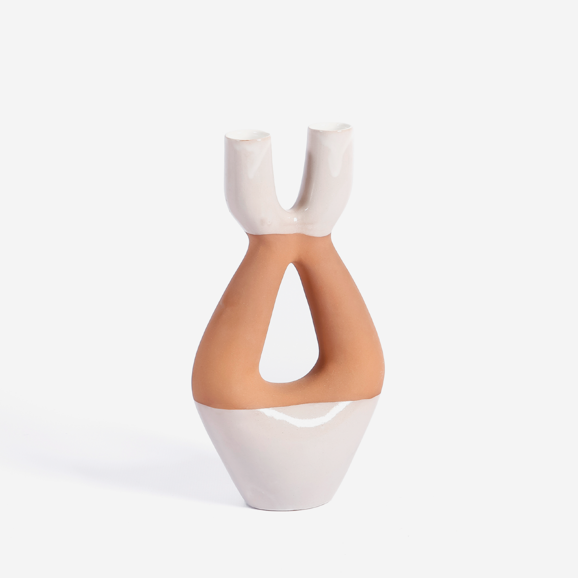 Twisted Goddess Vase - Terracotta