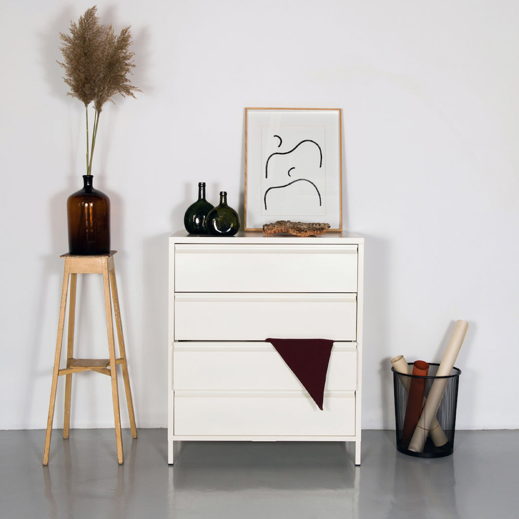 Popstrukt Bon Bon Chest of Drawers - Soft White