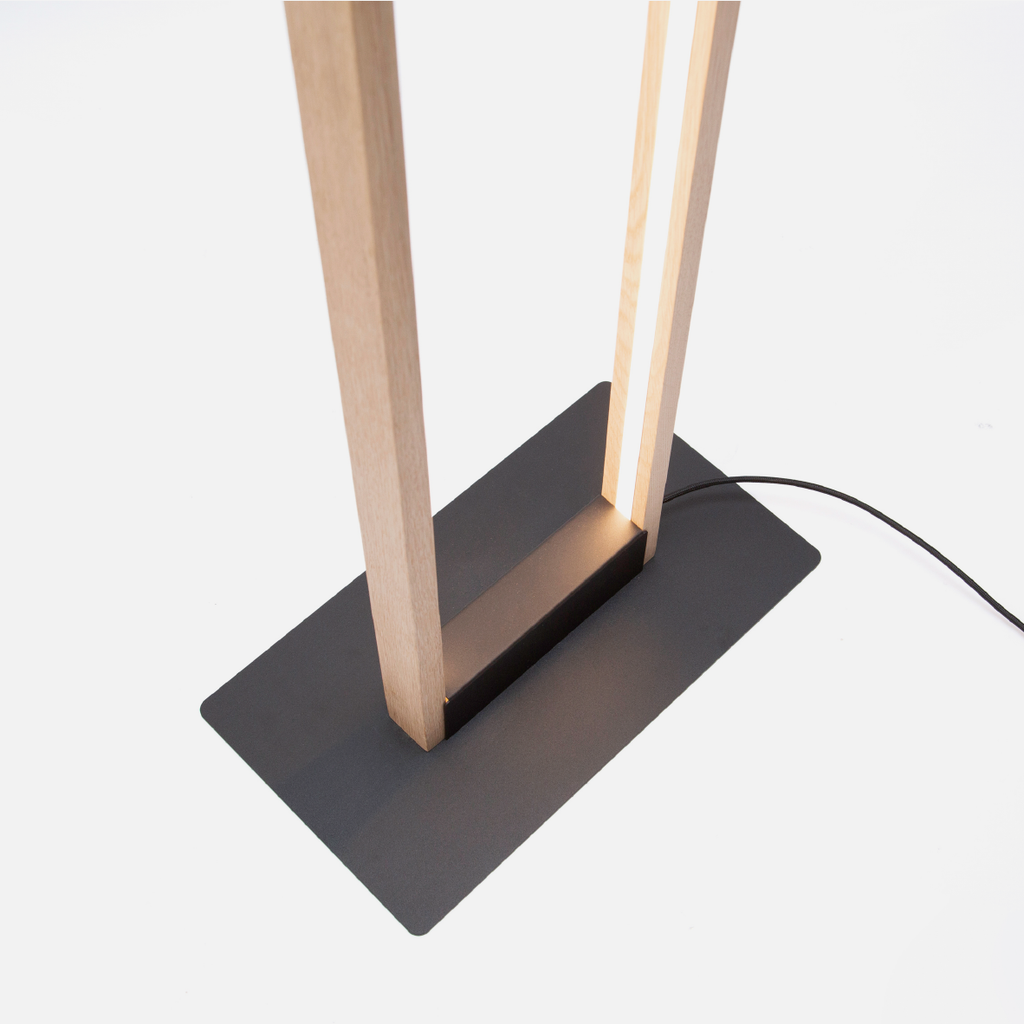 Architrave Standing Lamp - Oak