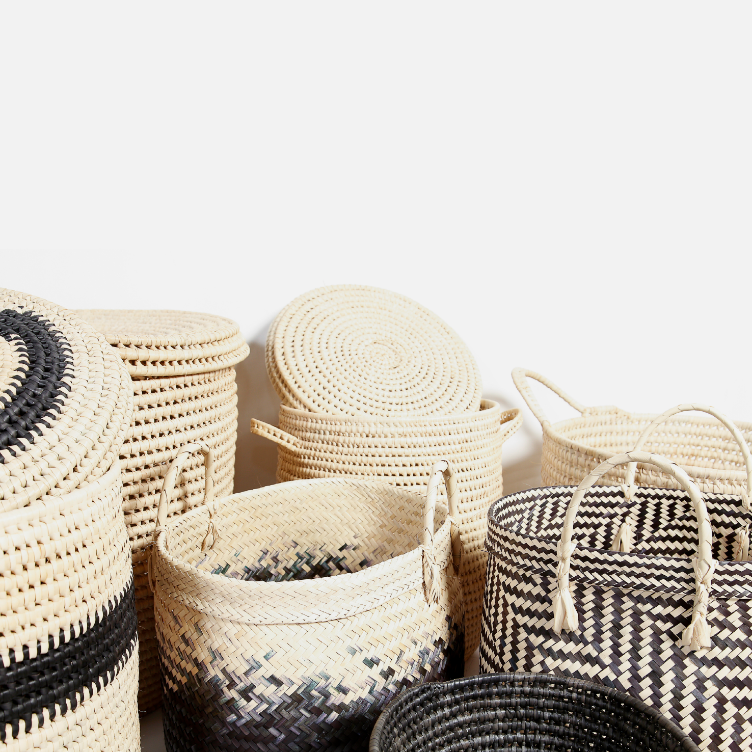 Storage Basket - Faded Weave